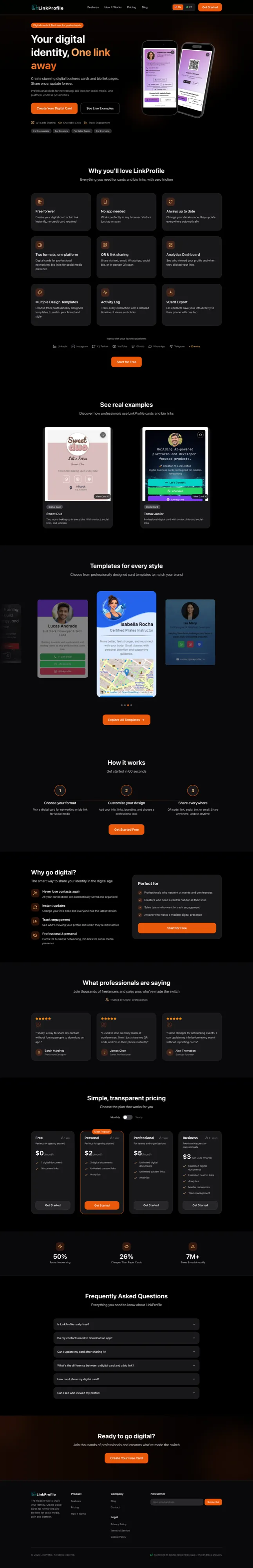 LinkProfile screenshot